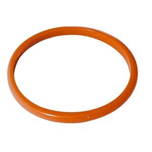 Boho Retro Orange Plastic Bracelet Bangle 80s 90s Fashion Jewelry Women